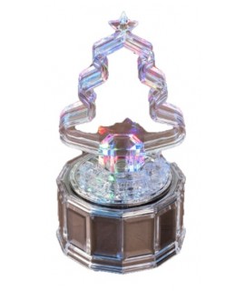 聖誕樹 透明 帶LED燈 音樂盒 MUSIC BOX